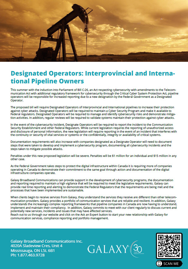 Designated operators: interprovincial and international pipeline owners in Canada